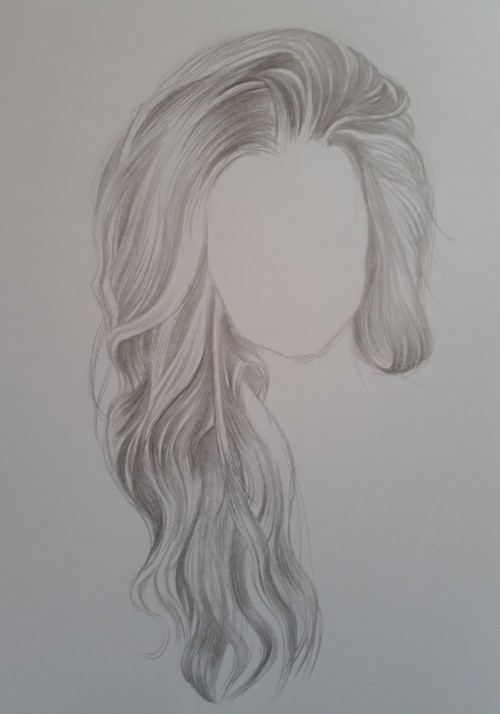 como desenhar cabelo 1 - Como desenhar cabelo realista sem dificuldade