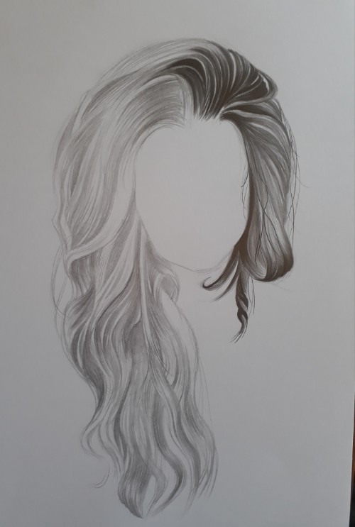 como desenhar cabelo  Cabelo desenho, Esboço de cabelo, Cabelo de