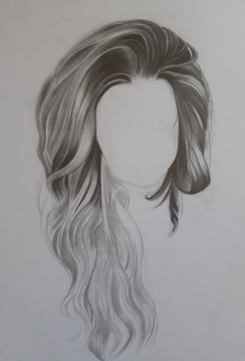 como desenhar cabelo 3 - Como desenhar cabelo realista sem dificuldade