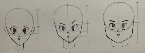 como desenhar rosto de manga - Como desenhar rosto de anime/mangá feminino e masculino