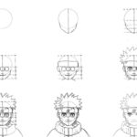Como desenhar o Naruto 150x150 - Como desenhar o Naruto fácil - 9 passos infalíveis
