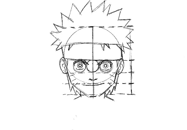 como desenhar o naruto facil 6 - Como desenhar o Naruto fácil - 9 passos infalíveis