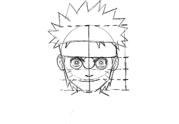 COMO DESENHAR O NARUTO FÁCIL - DESENHANDO ANIME 