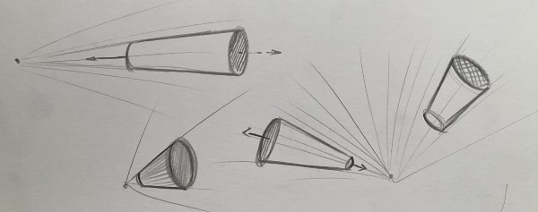 exercicios de desenho cilindro em perspectiva - Exercícios de desenho para iniciantes - para qualquer modalidade