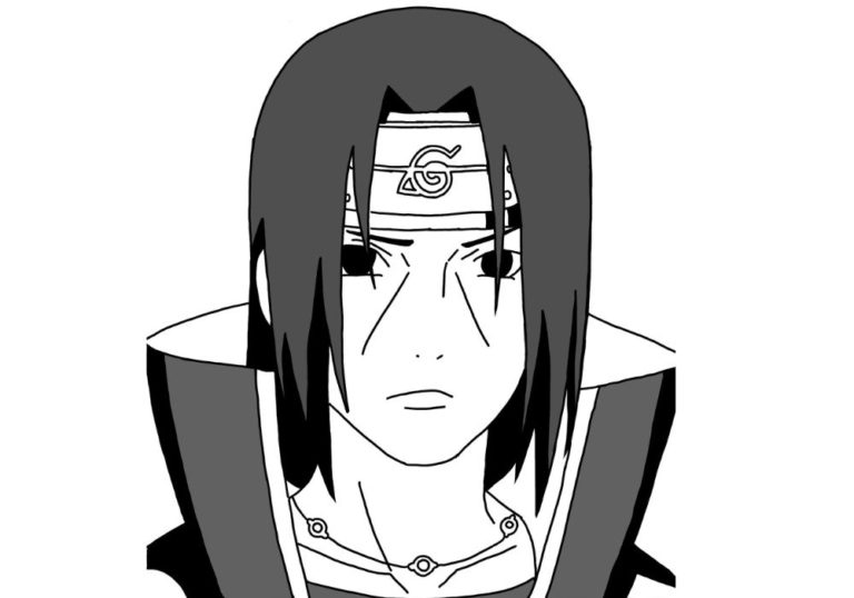 Como Desenhar Itachi Uchiha Passo A Passo Desenho De Anime - Otosection