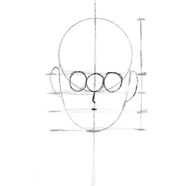 como desenhar o saitama passo 4 - Como desenhar o Saitama em 11 etapas rápidas