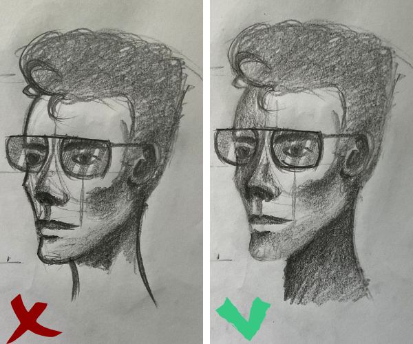desenho de rostos 2 - Desenho de rostos rápido - para desenhar rostos com facilidade