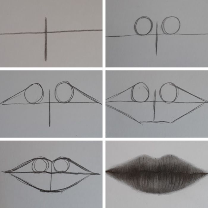 Como desenhar boca passo a passo - Como desenhar rosto realista - Manual do desenhista parte 2