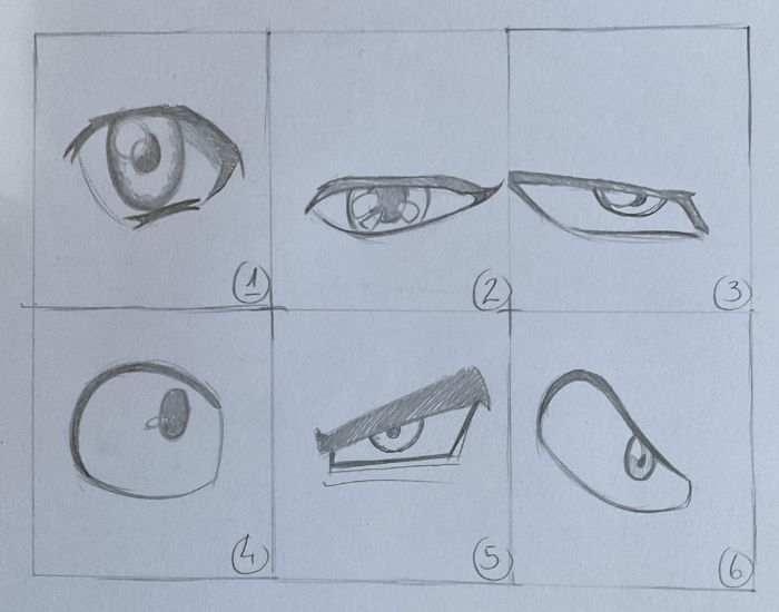 Como Desenhar Olhos Masculinos De Anime e Mangá Passo a Passo  Desenho de  olho de anime, Tutoriais de desenho de rostos, Olhos desenho