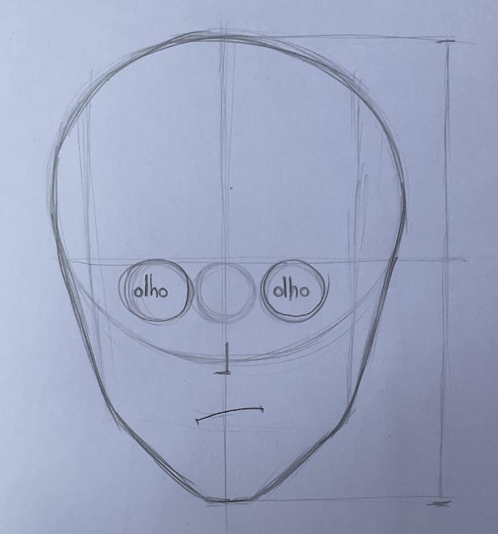 como posicionar os olhos no rosto de anime - Como desenhar olho de anime - Tutorial definitivo