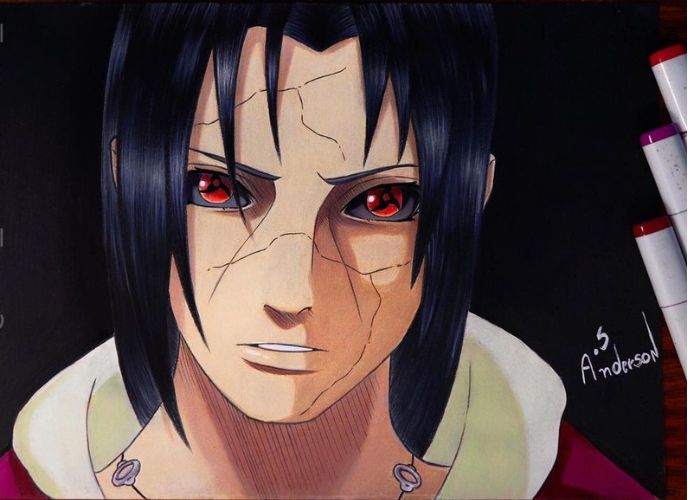 Itachi desenho ideias de desenhos - 21 Incríveis ideias de desenhos para inspirar sua criatividade