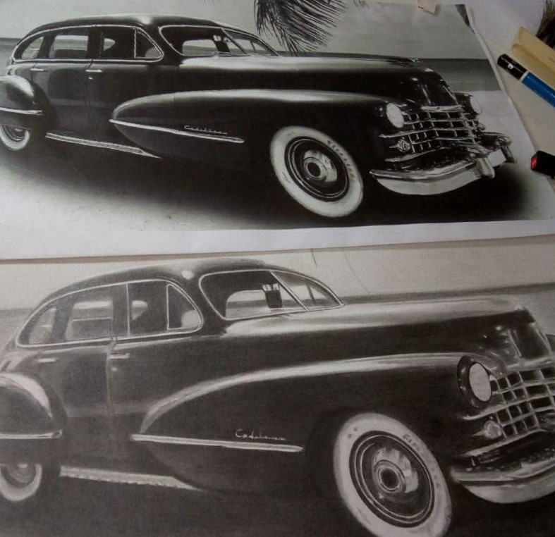 desenho realista de carro - 21 Incríveis ideias de desenhos para inspirar sua criatividade